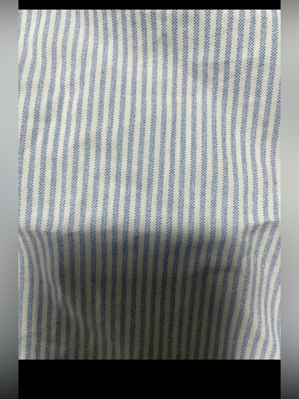 Tommy Hilfiger King Flat Sheet Striped White & Light Blue - Picture 4 of 4